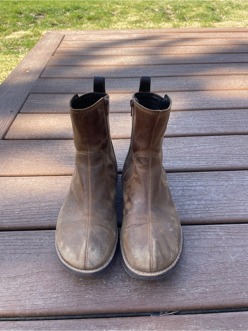 Merrell Women's Brown Chukka Zip Ankle Boots - Picture 4 of 7